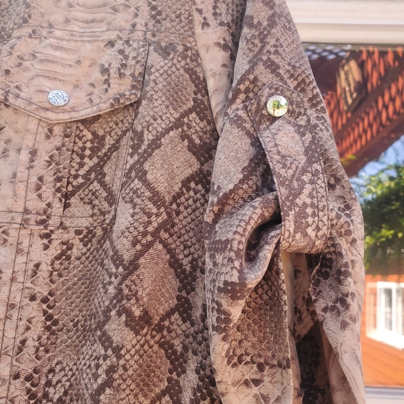 Michael Kors Snakeskin Print Dress Size XS - Picture 5 of 9